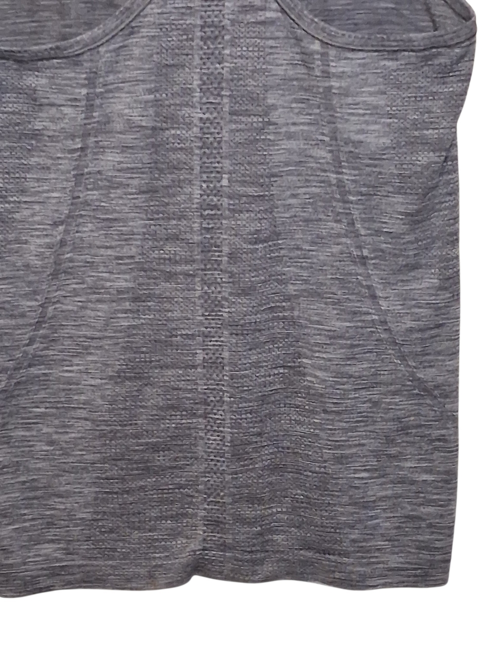Lululemon Swiftly Tech Racerback Tank Top Slate White Gray Sz 6 EUC - Picture 7 of 7